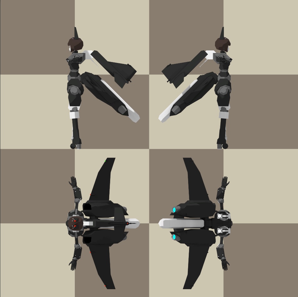Xf 1 Phantom ポリゴンドレス Booth