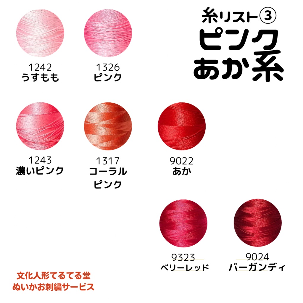 ぬいかお刺繍サービスの流れ