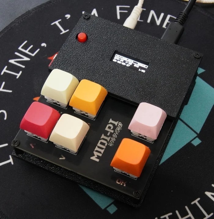 MIDI-PI ポータブルMIDI出力ファイルプレーヤー