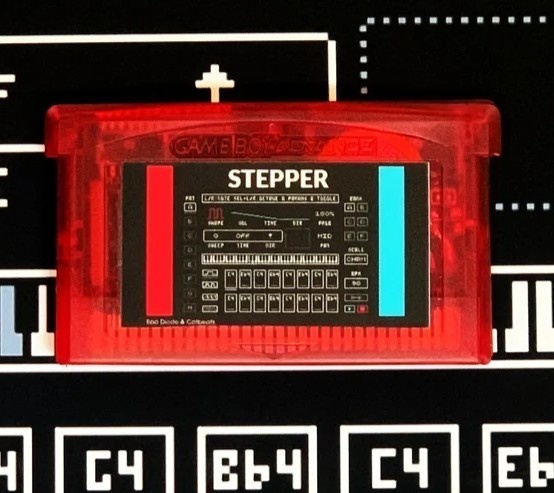 STEPPER v1.8 Chiptuneシーケンサー(GBA用 16ステップ