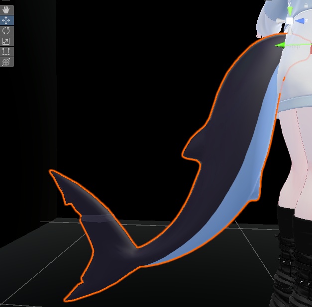 【ルルネ】 尻尾の色を別々に変更できるようにするマスクテクスチャ