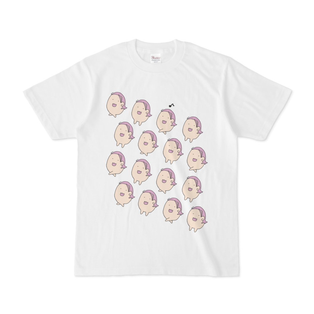 幼体ぷにちゃんお散歩Tシャツ(シンプル)