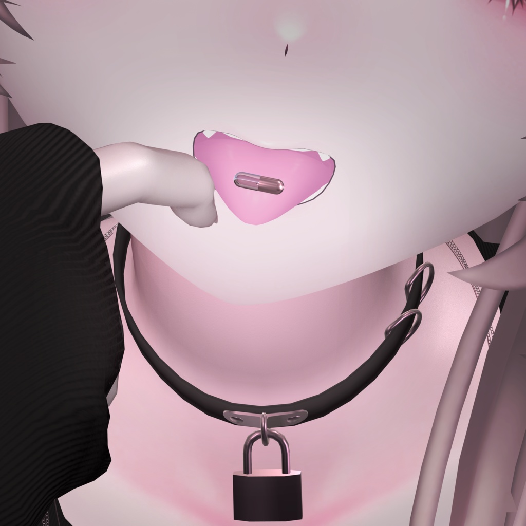 【30アバター対応】舌ピアス(MA設定済み&セットアップツール付)