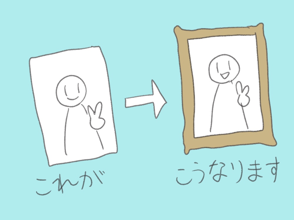 額縁追加オプション
