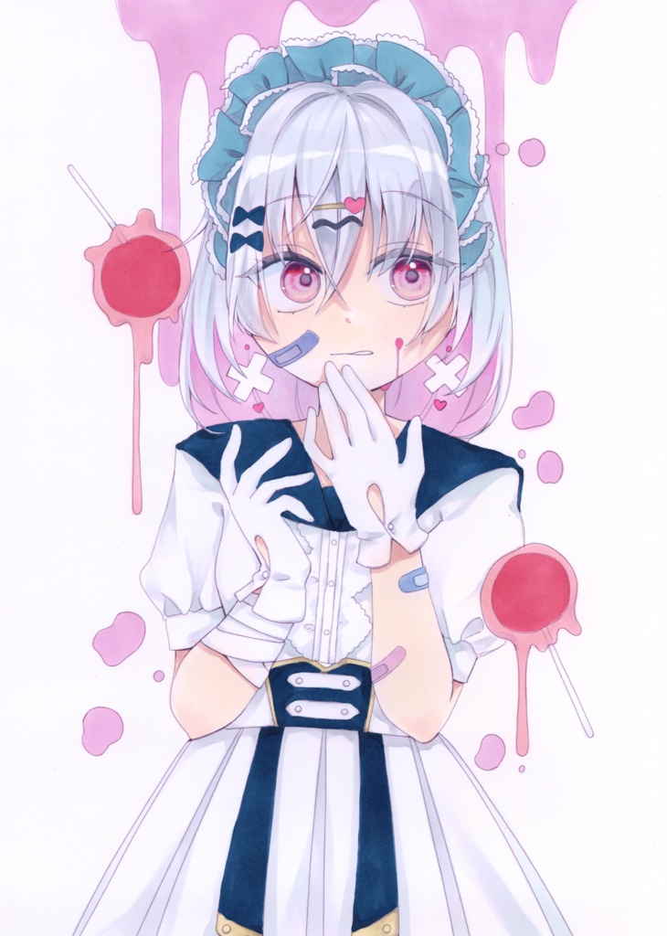 【オリジナルイラスト原画】Drop.