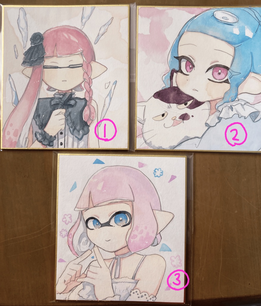 【スプケ27事後通販】イカタコ色紙