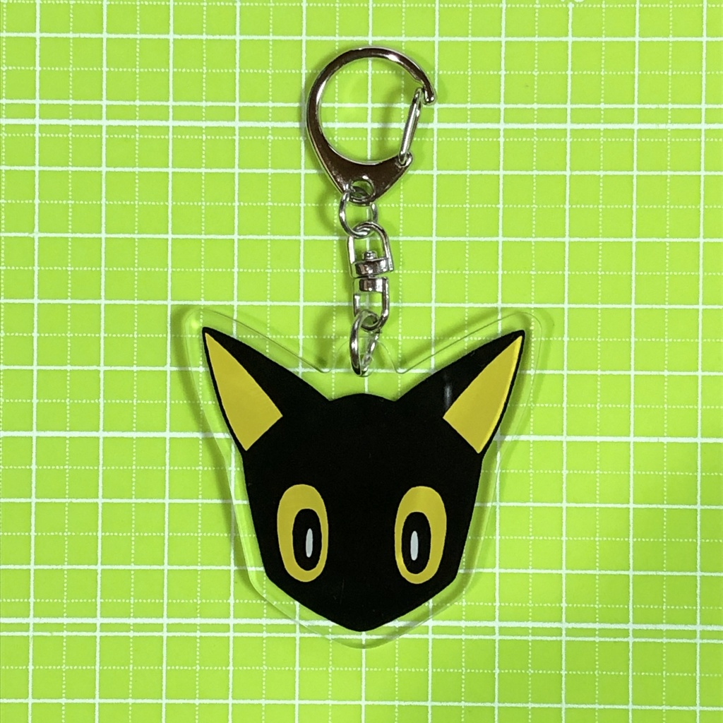 ネコアクリルキーホルダー