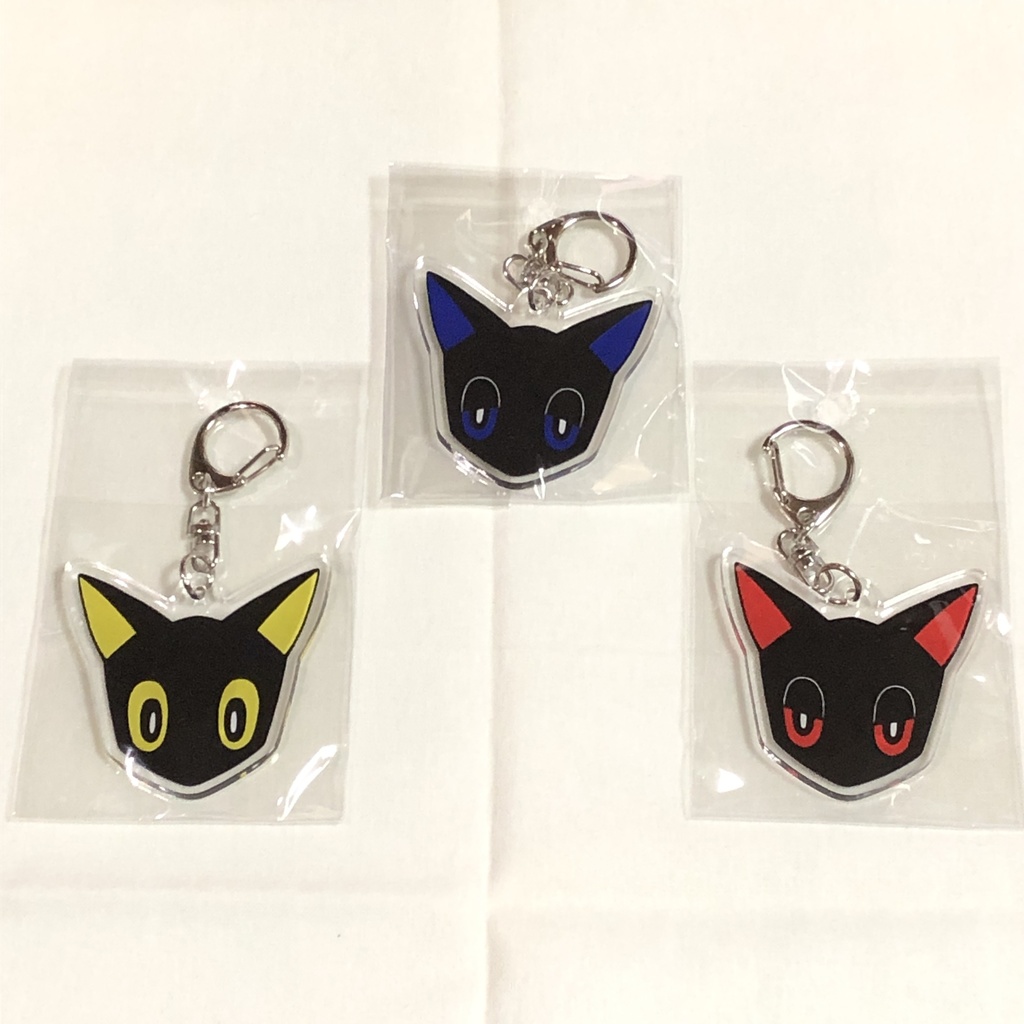 ネコアクリルキーホルダー