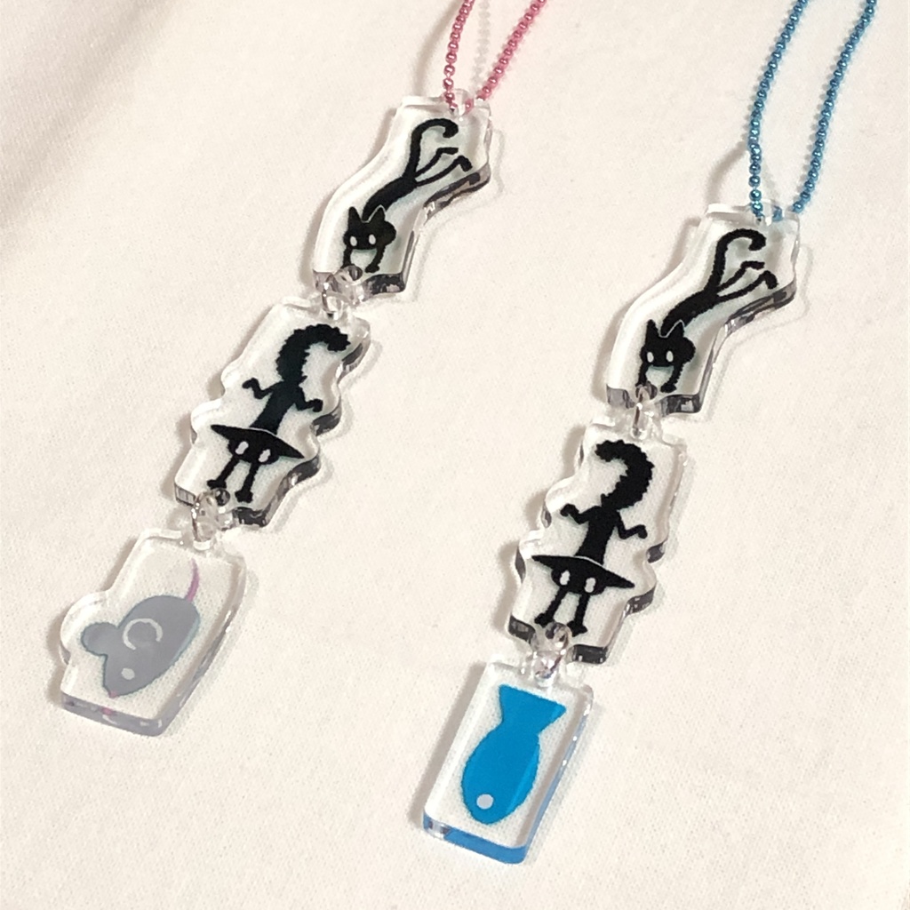 3連アクリルキーホルダー