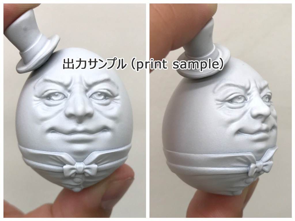 ALICE & Egg Gentleman(アリスと卵紳士)Digital models ,3Dprintable(STL files)
