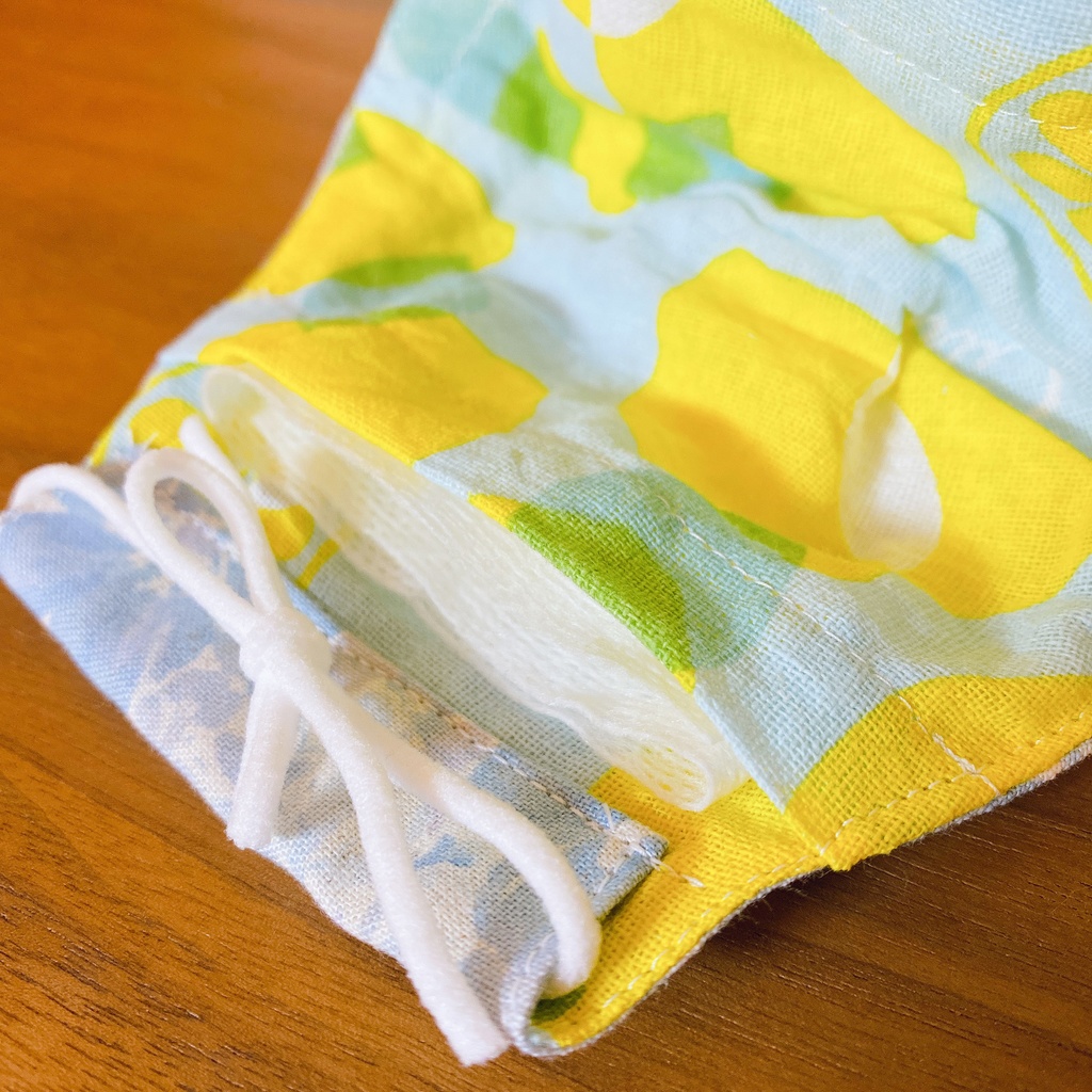 ■布マスク■フィルターポケット付 大人用 花柄