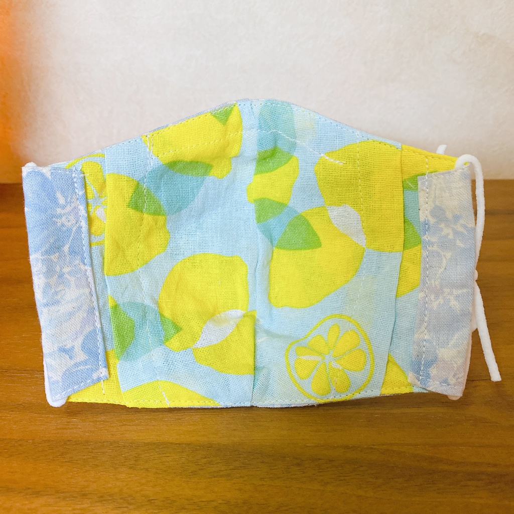 ■布マスク■フィルターポケット付 大人用 花柄