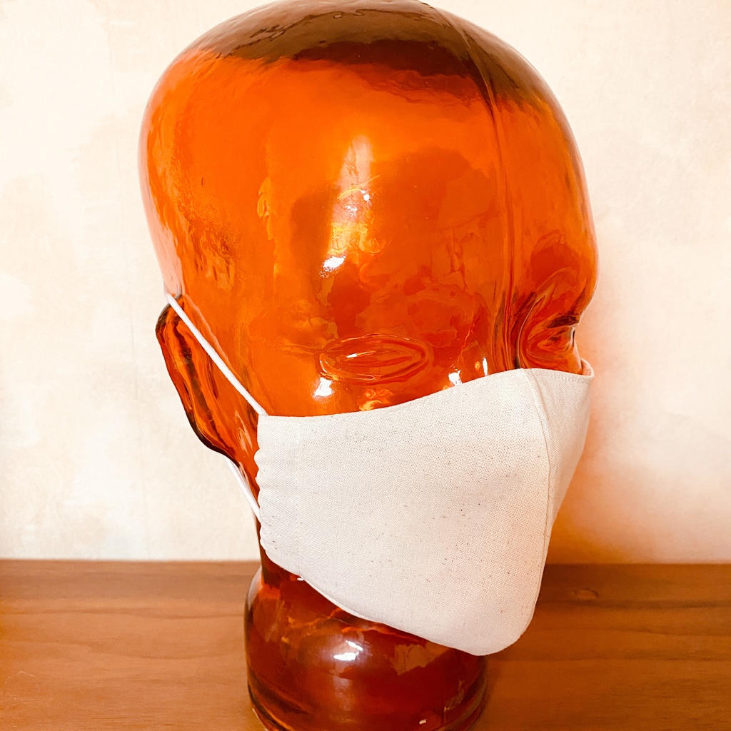 匿名配送■布マスク■フィルターポケット付き 大人用 シンプル 白 相撲 力士柄