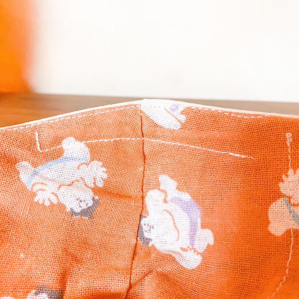 匿名配送■布マスク■フィルターポケット付き 大人用 シンプル 白 相撲 力士柄