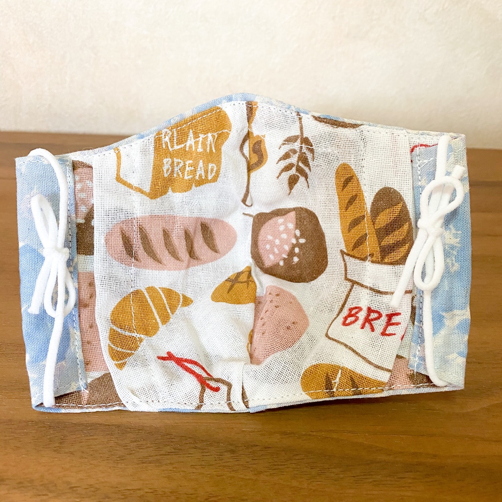 匿名配送■布マスク■フィルターポケット付き 大人用 花柄 パン柄