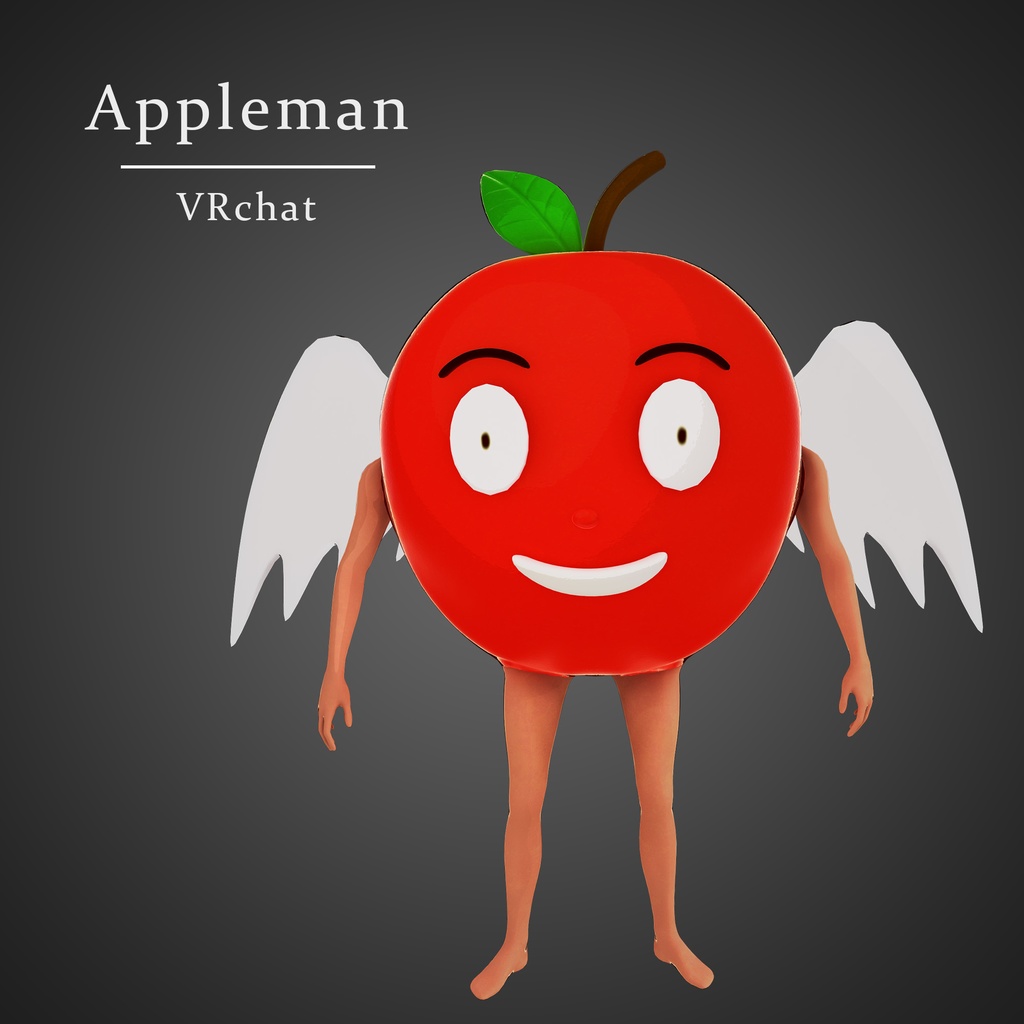 リスニング四天王(りんご) 3Dモデル