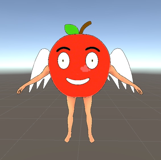 リスニング四天王(りんご) 3Dモデル