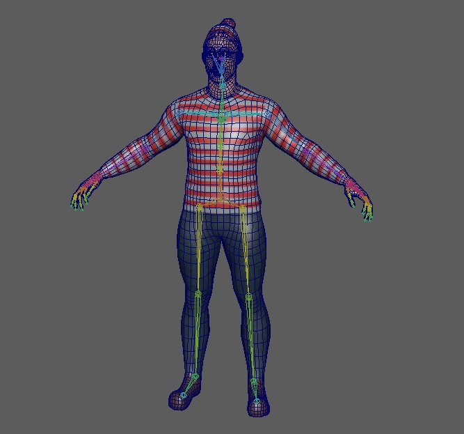 探される男 3Dモデル