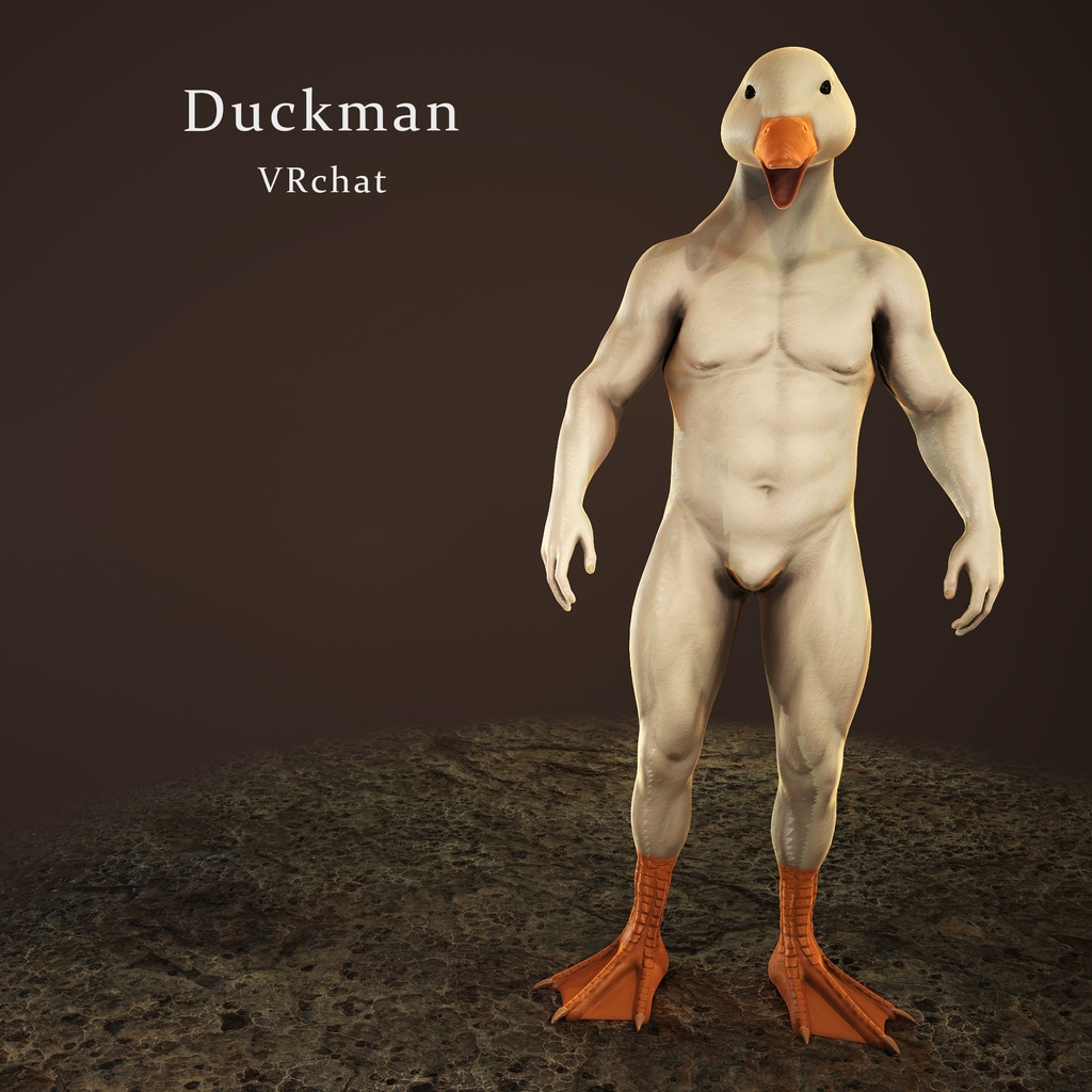 オリジナル アヒル 3Dモデル