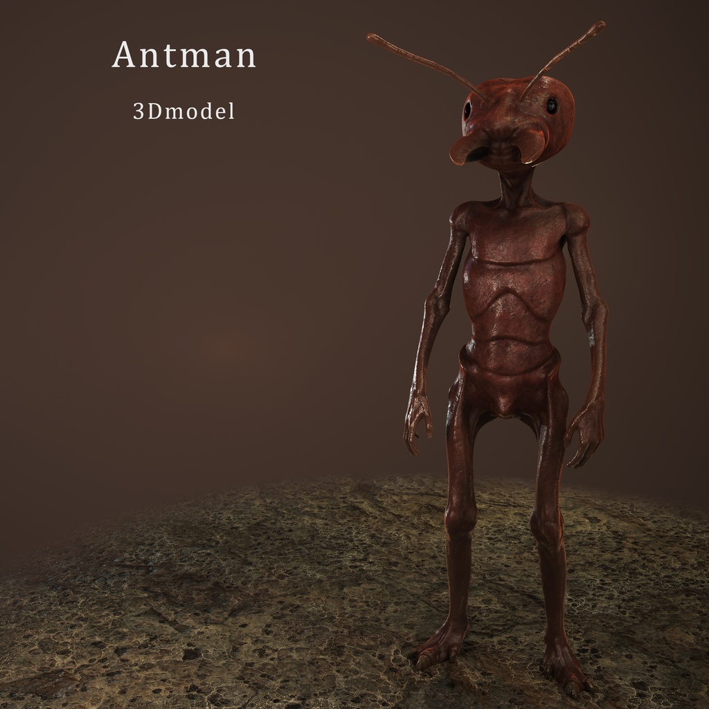 オリジナル アリ男 3Dモデル