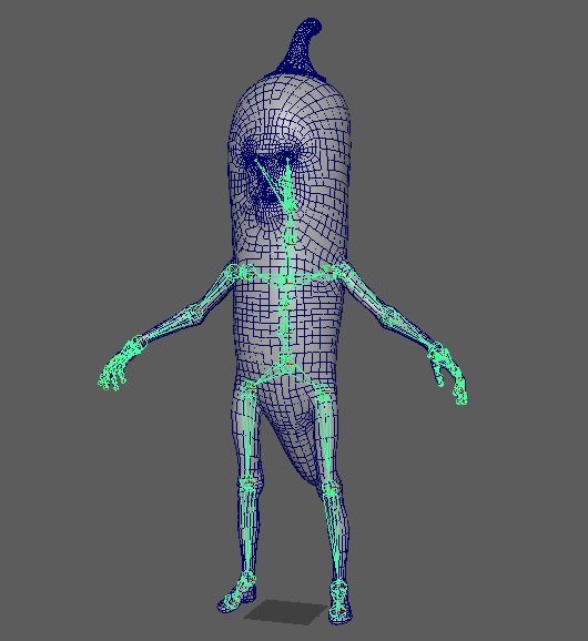 オリジナル 唐辛子男 3Dモデル