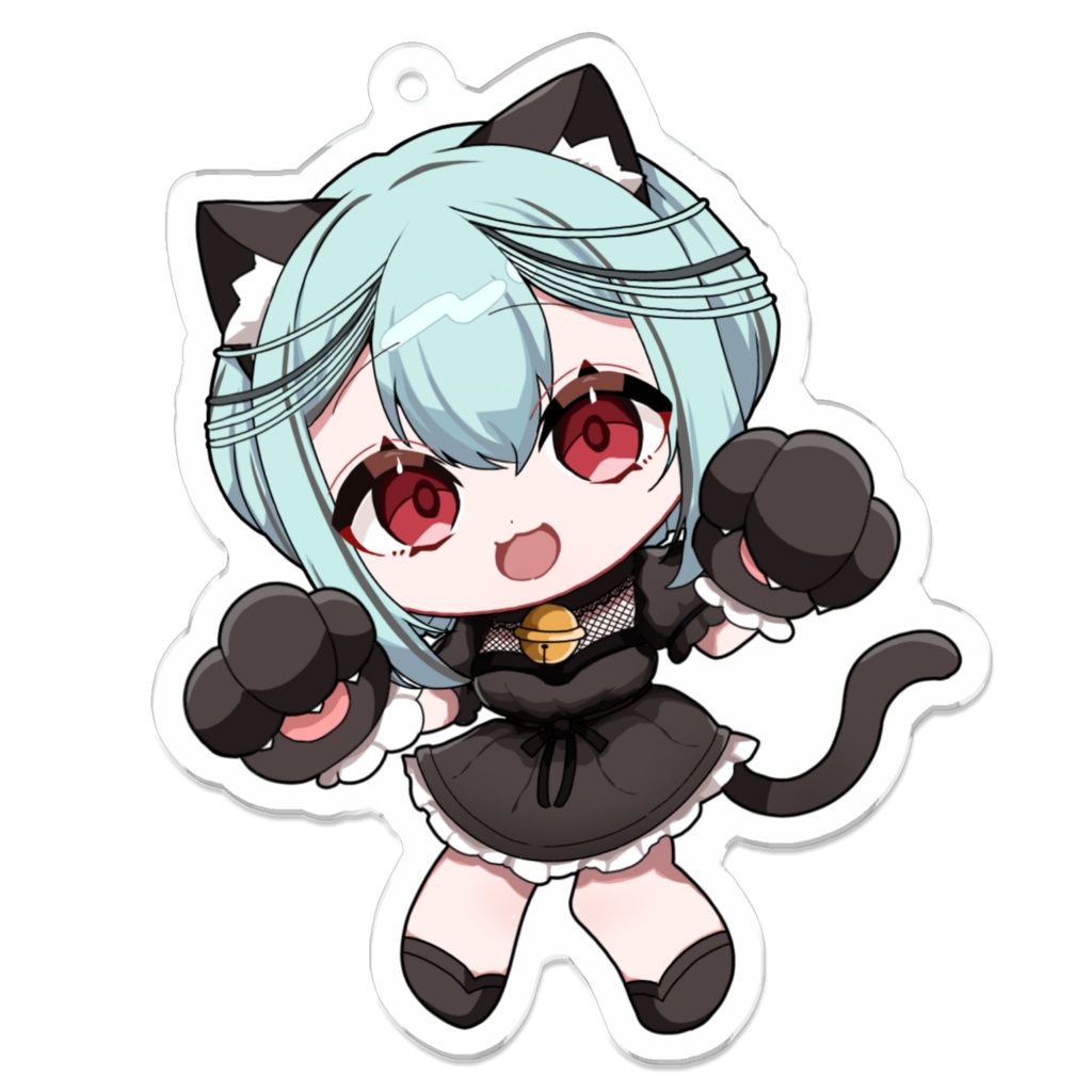 【ハロウィン限定】ミニシチュボ付き♡空綺レイの猫娘コスアクキー【2025】