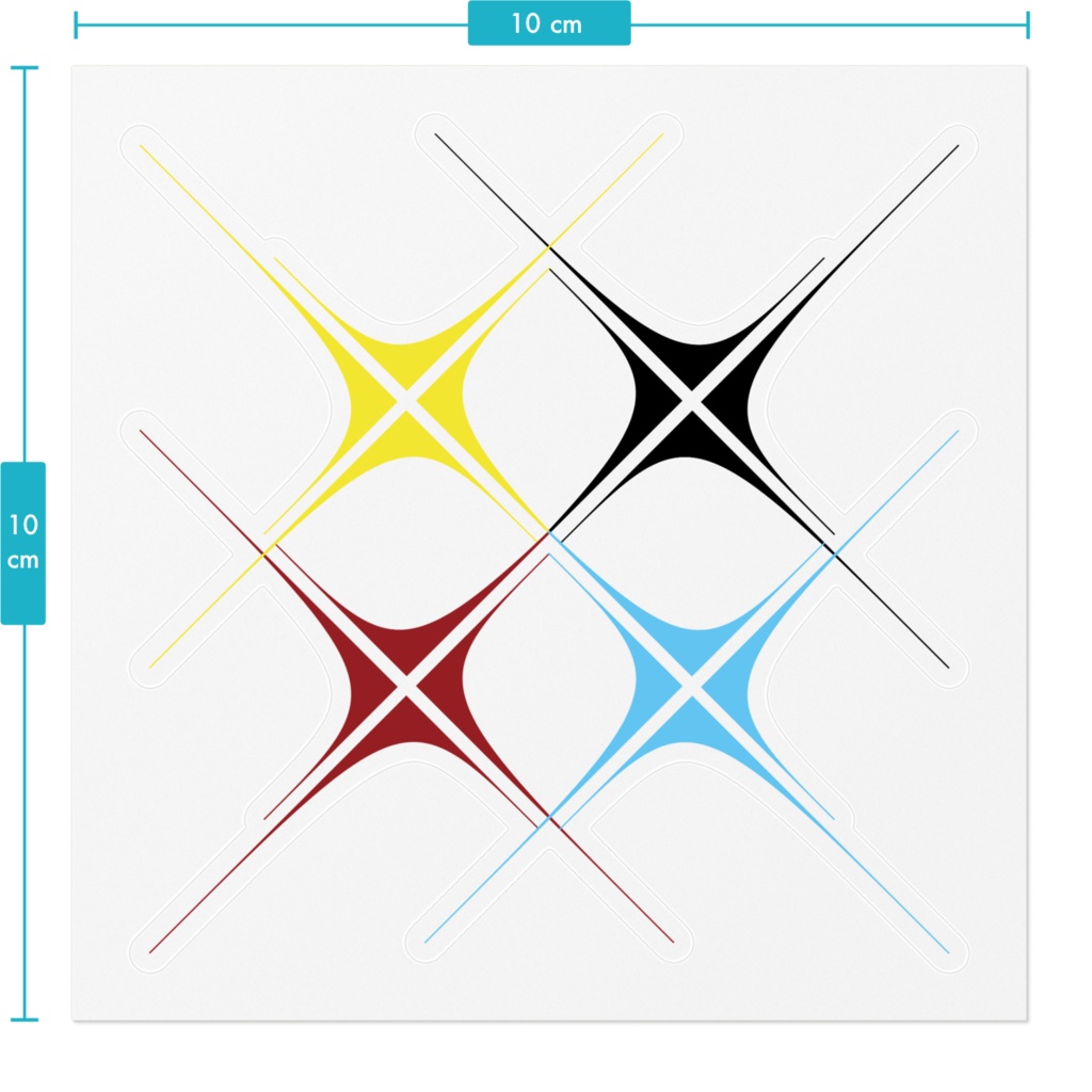 窓辺リカロゴステッカー