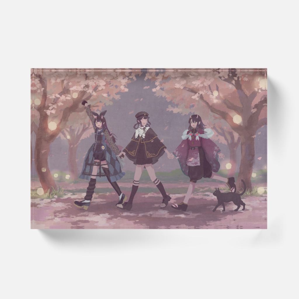 【3周年記念】アクリルブロック【花宵凛桜】