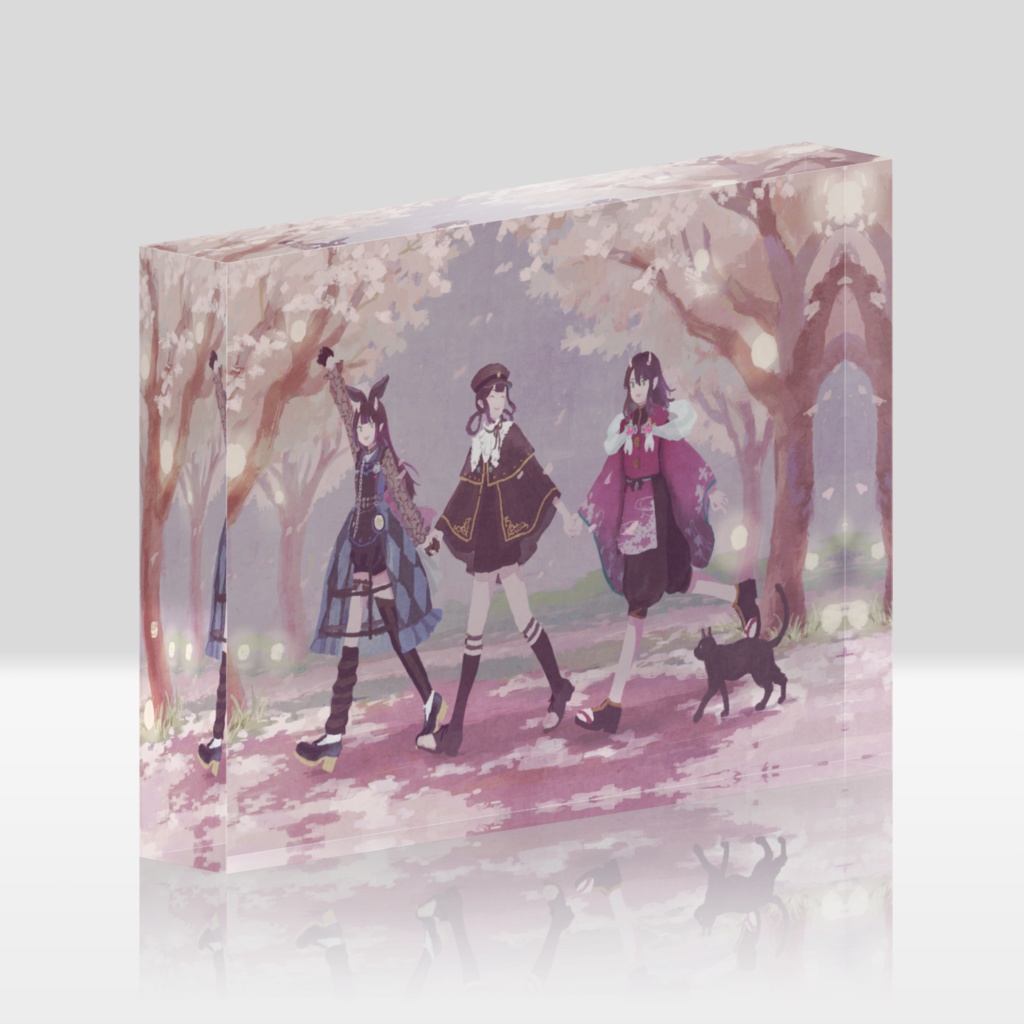 【3周年記念】アクリルブロック【花宵凛桜】