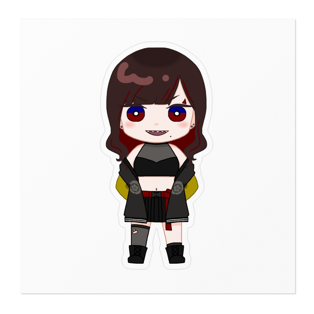 マオちゃんデフォルメステッカー