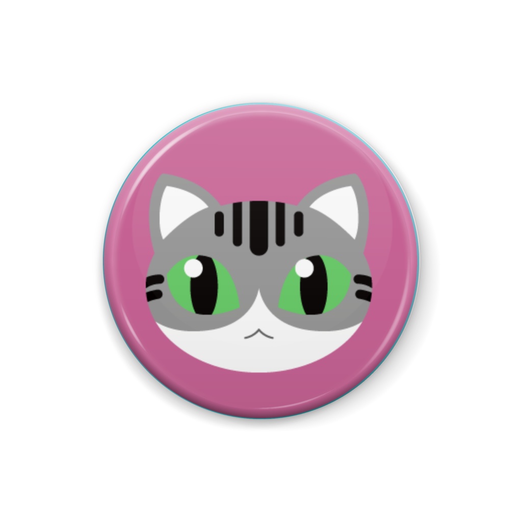 猫の缶バッチ【10種】