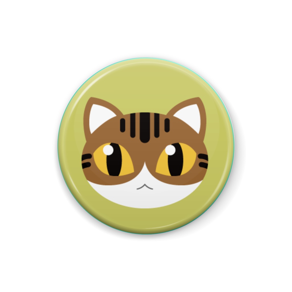 猫の缶バッチ【10種】