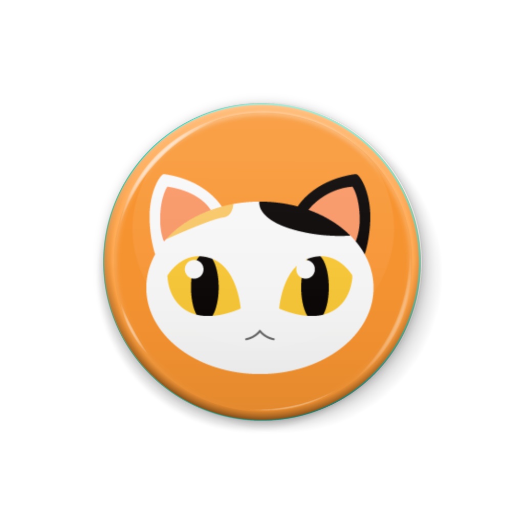 猫の缶バッチ【10種】