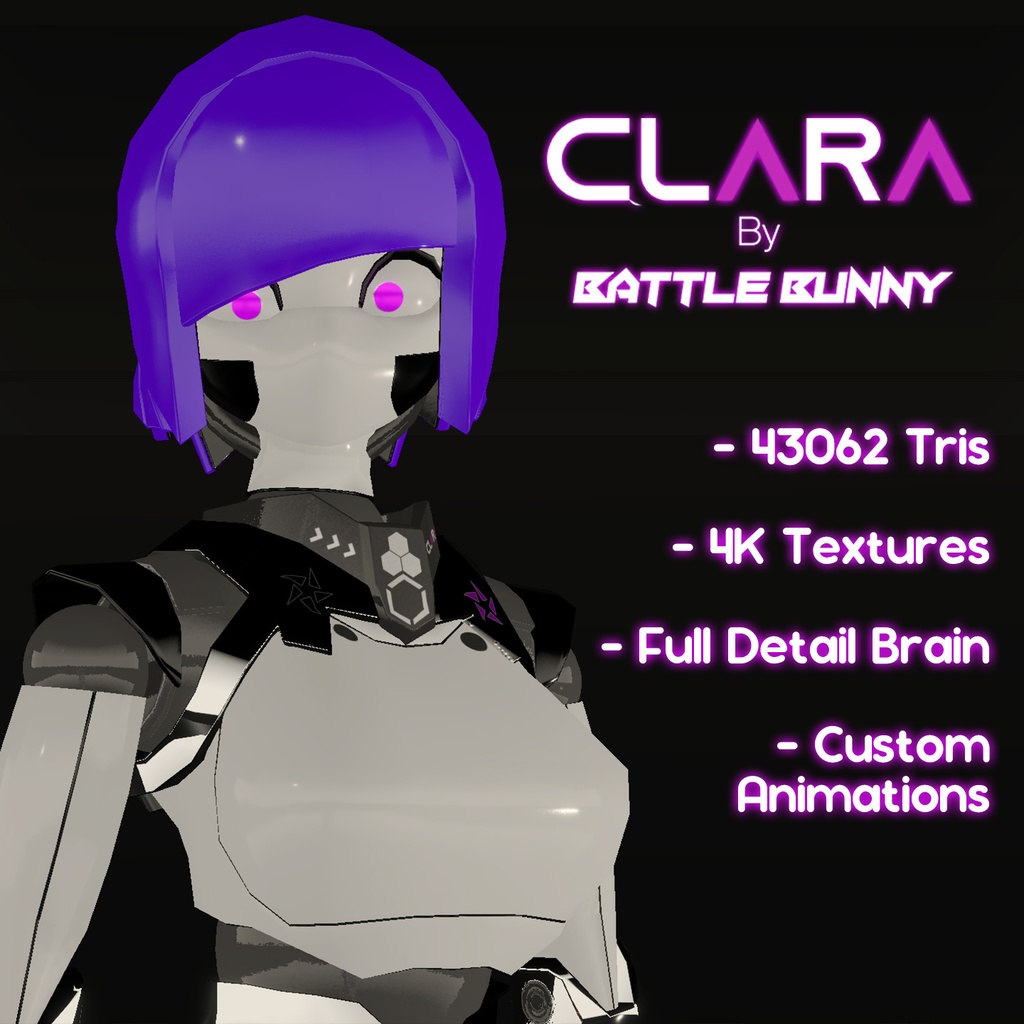bullet 3d custom girl evolution character pack
