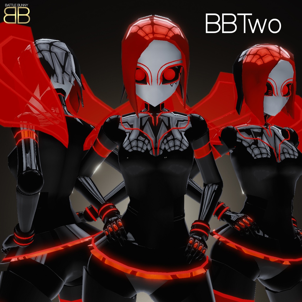 [Original 3D Model] BBTwo Extended VRChat Avatar - Battle Bunny Mods ...