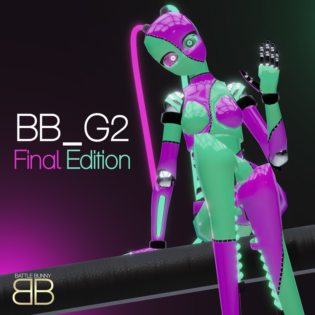 [Original 3D Model] BB_G2 Final Edition VRChat Base Model