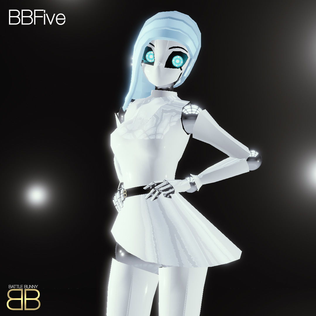 Original 3d Model Bbfive Vrchat Avatar Battle Bunny Mods Booth 1225