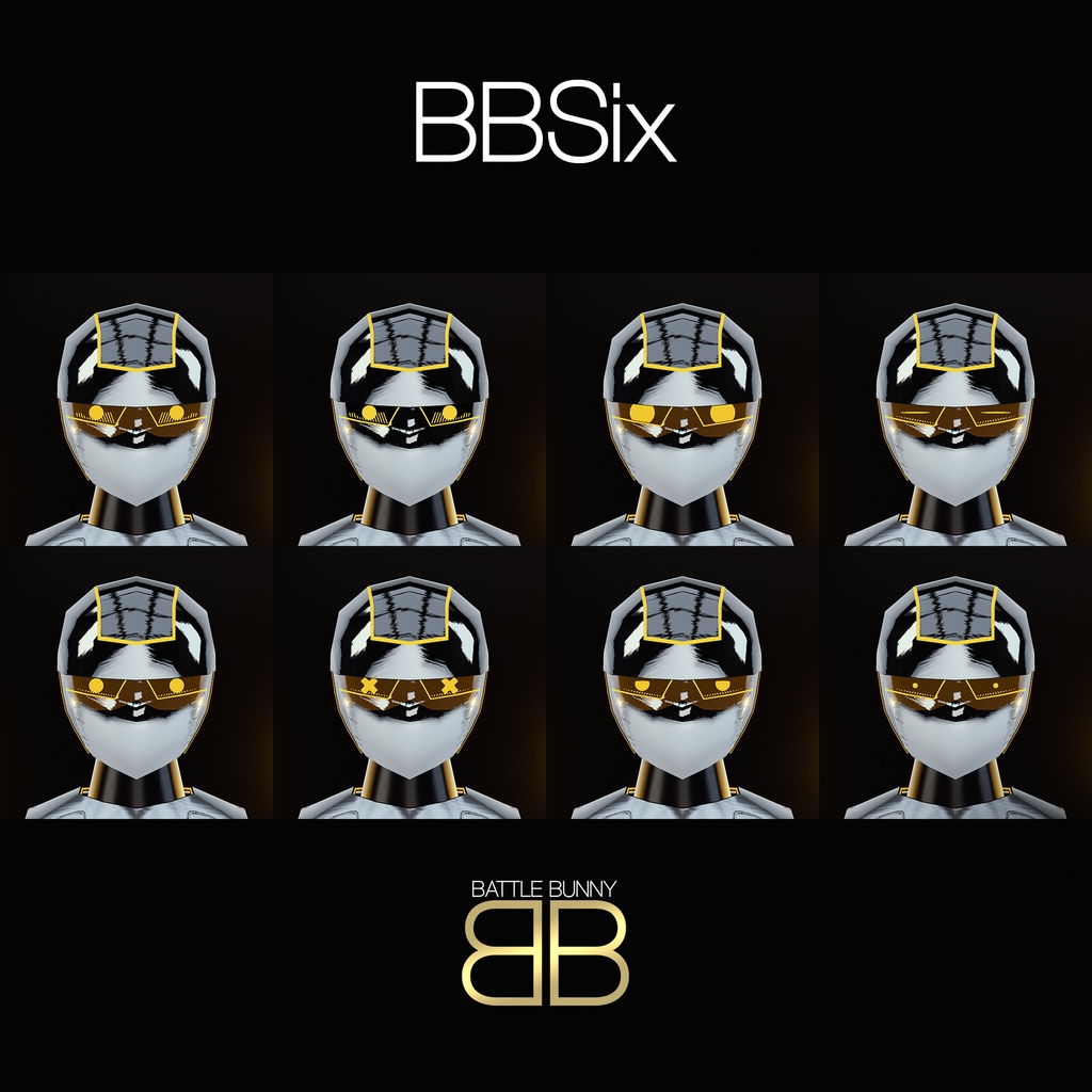 Original 3D Model] BBSix VRChat Avatar - Battle Bunny Mods - BOOTH