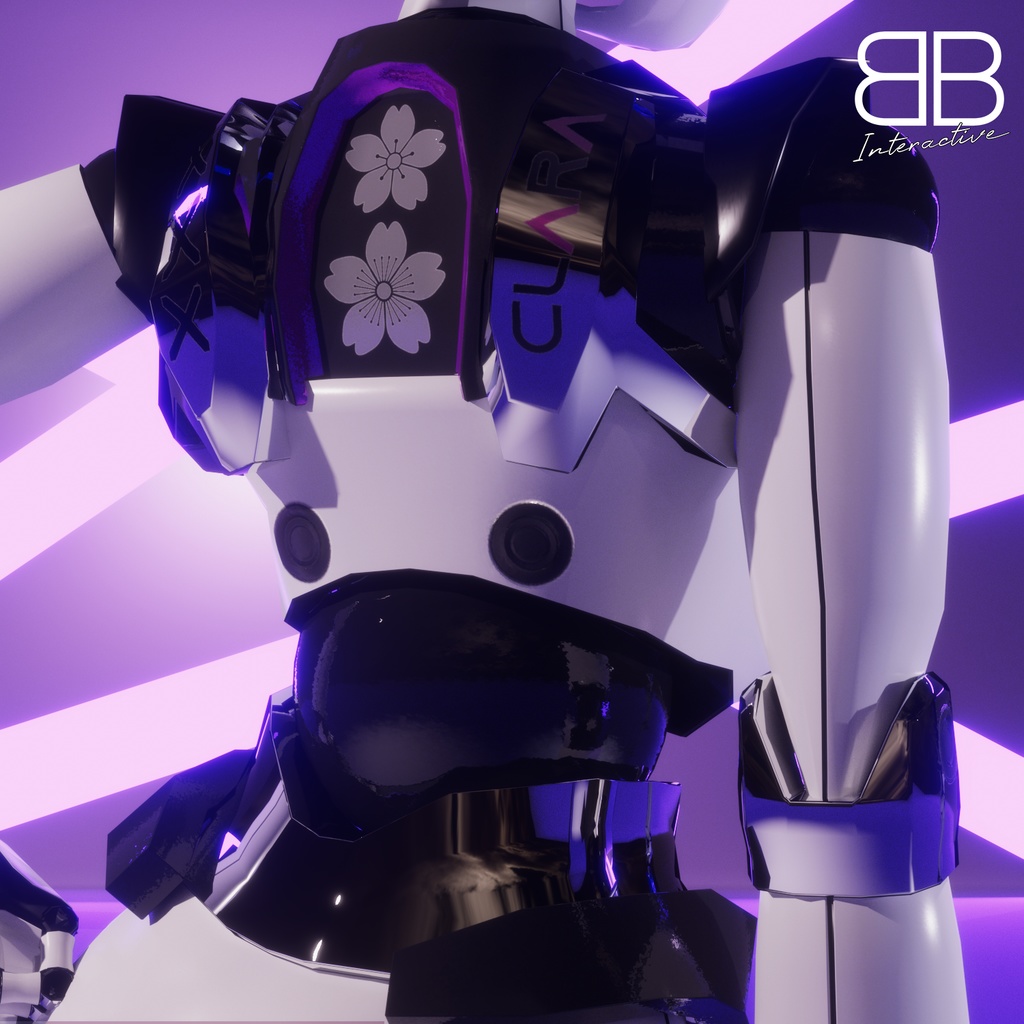 Original 3D Model] CLARA Remastered Robot Girl VRChat Avatar