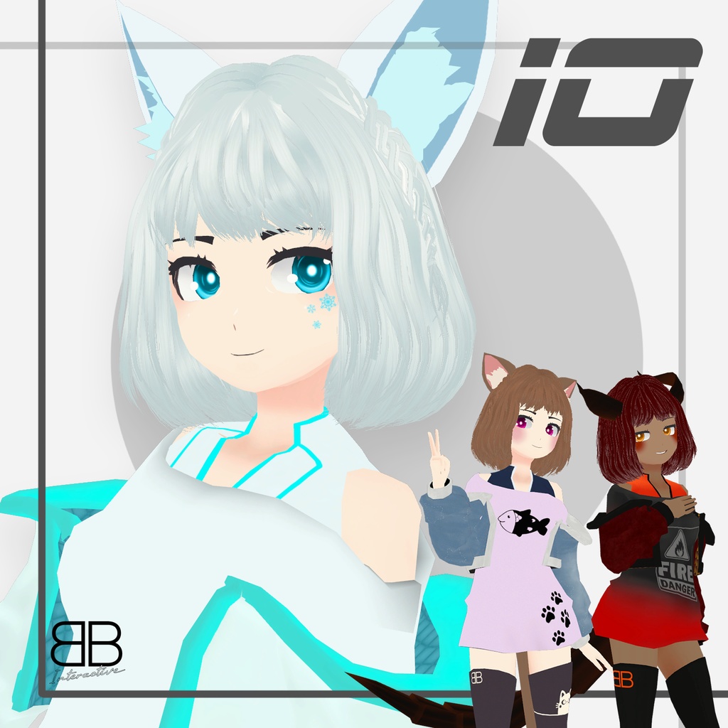 [Original 3D Model] IO Kemono VRChat Avatar Collection + Base Model