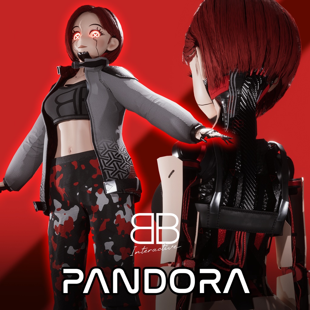 Original 3D Model] Pandora Avatar for VRChat