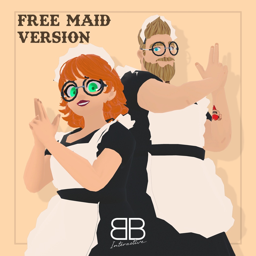 [Original 3D Model] Huck & Mary || VRChat PC (Quest Coming Soon) - Battle Bunny Mods - 9/9