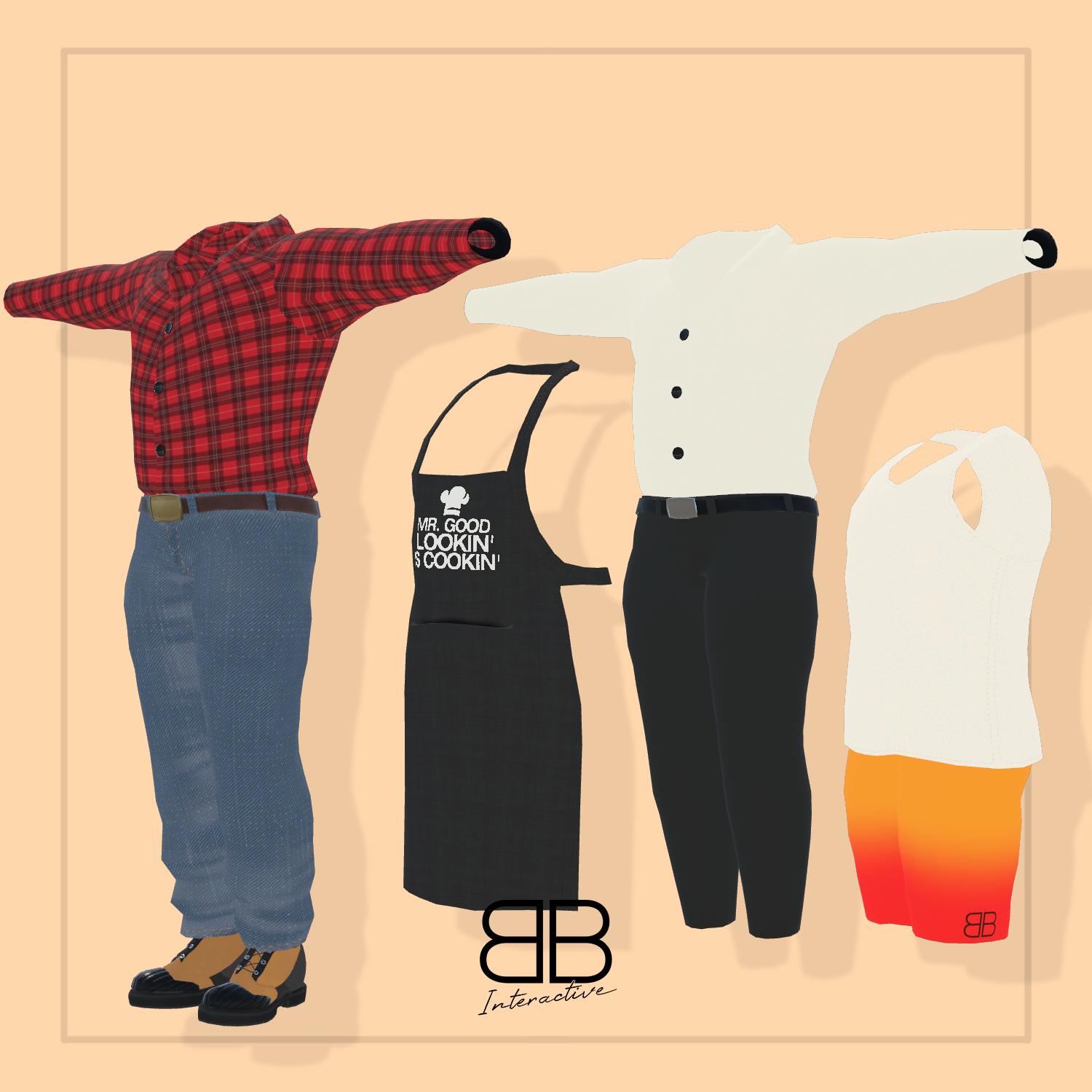 [Original 3D Model] Huck & Mary || VRChat PC (Quest Coming Soon ...
