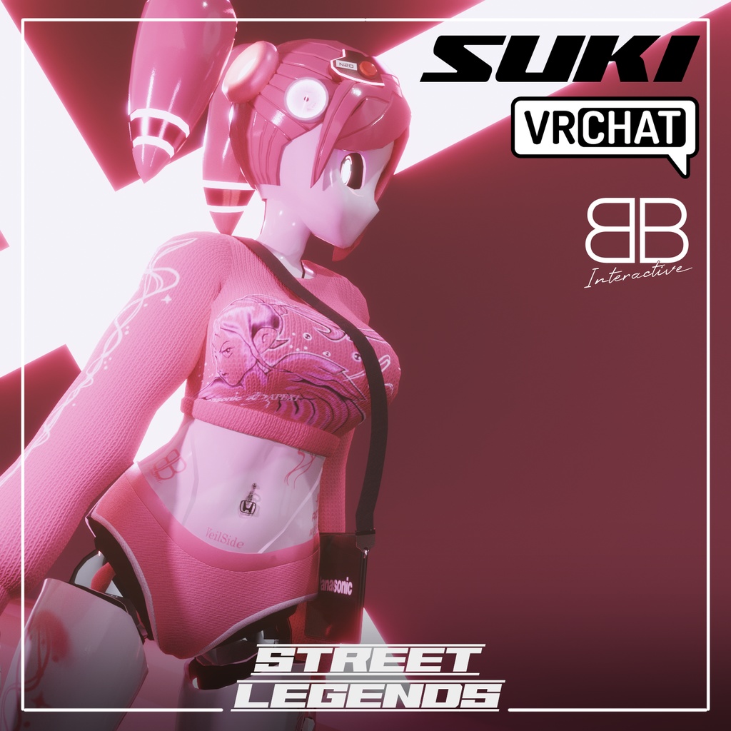 [Original 3D Model] Street Legends Suki S2000 VRChat Avatar