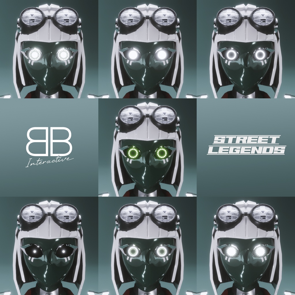 [Original 3D Model] Street Legends MUSTANG VRChat Avatar - Battle Bunny Mods - 5/5