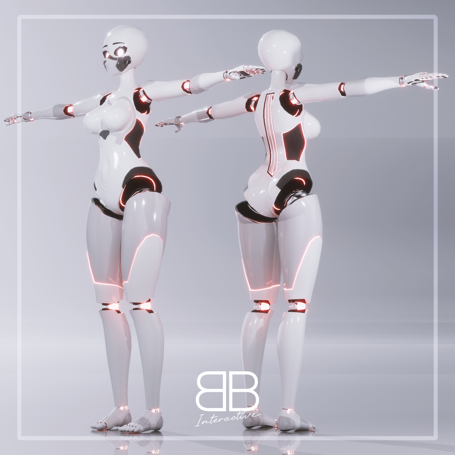 [Original 3D Model] G4 Avatar + Base Model Robot Girl for VRChat ...