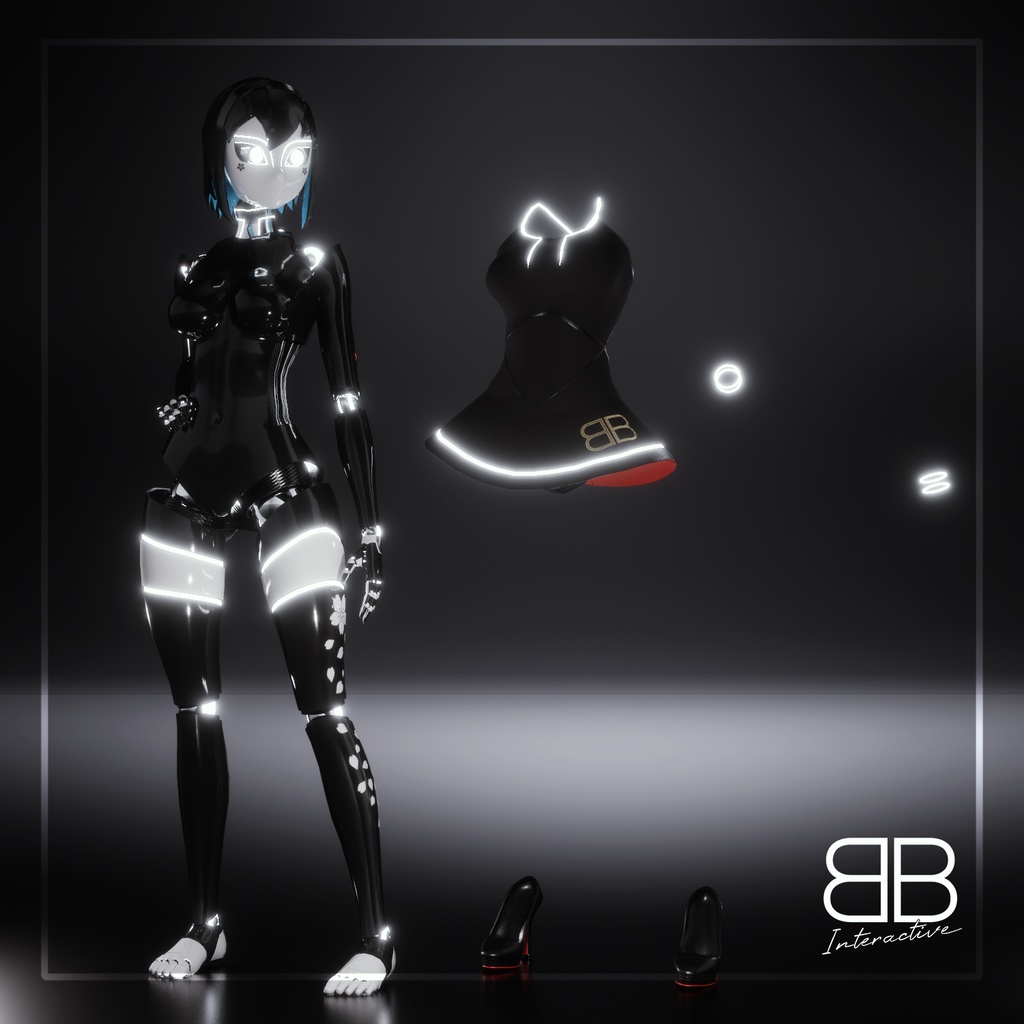 [Original 3D Model] BBTwo Evo for VRChat - Battle Bunny Mods - BOOTH