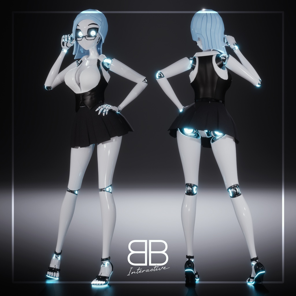 [Original 3D Model] BBFive Evo for VRChat - Battle Bunny Mods - 2/5