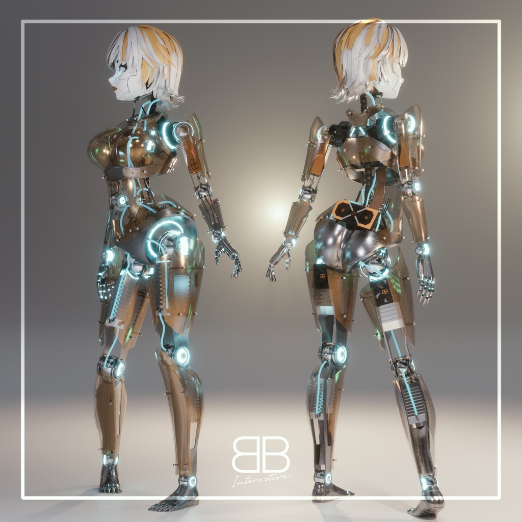 [Original 3D Model] AMB3R Mk3 for VRChat - Battle Bunny Mods - 2/5
