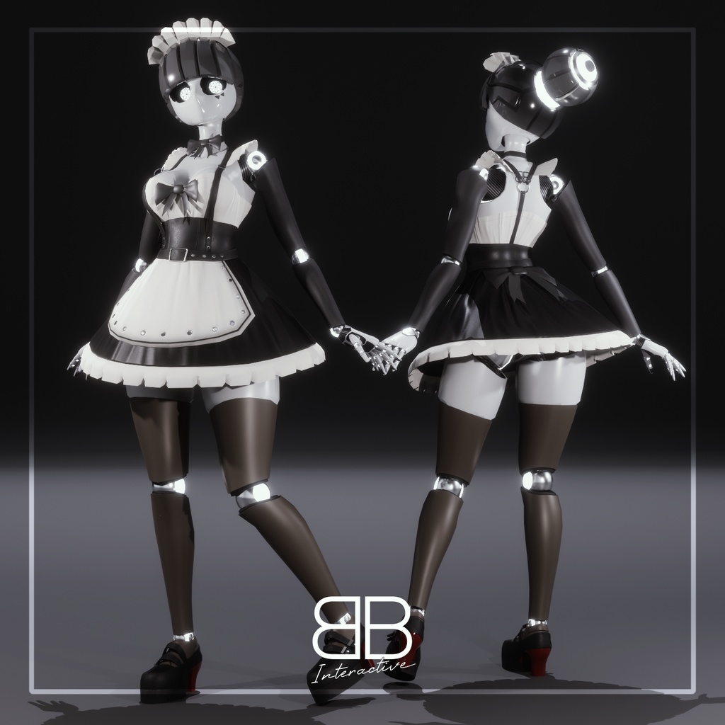 [Original 3D Model] BBSeven Evo for VRChat - Battle Bunny Mods - 2/5